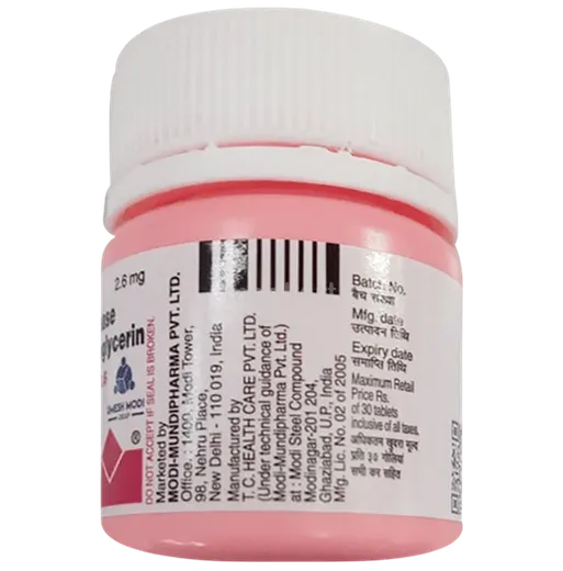 nitrocontin 2.6mg tablet 30's